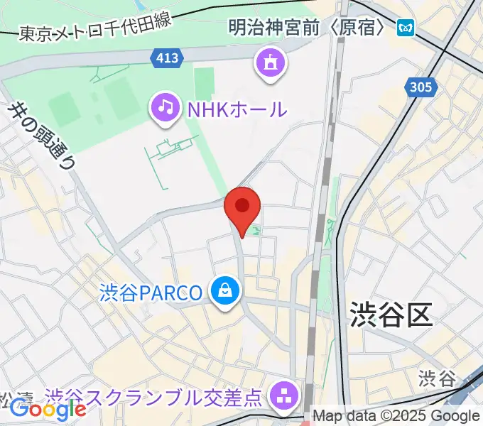 エル・スール・レコーズの地図