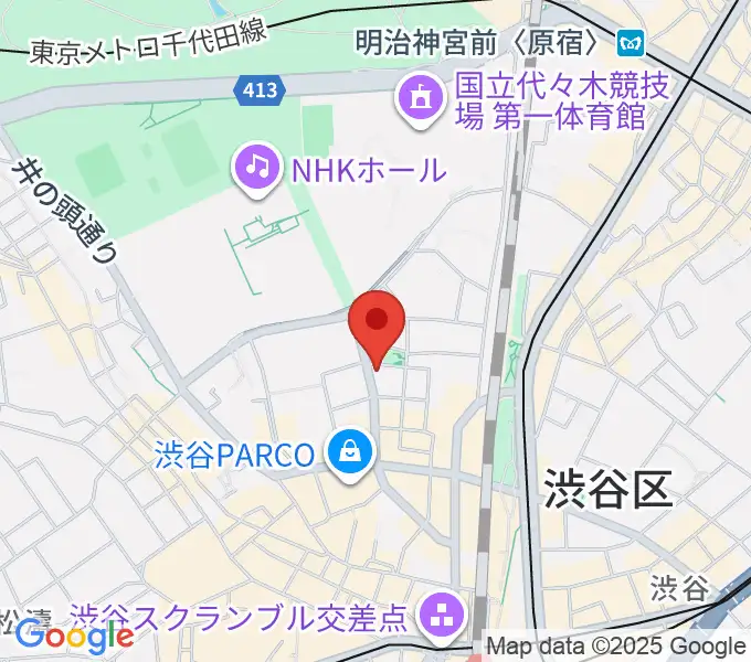 エル・スール・レコーズの地図