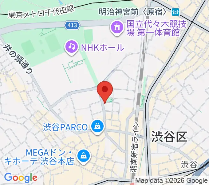 エル・スール・レコーズの地図