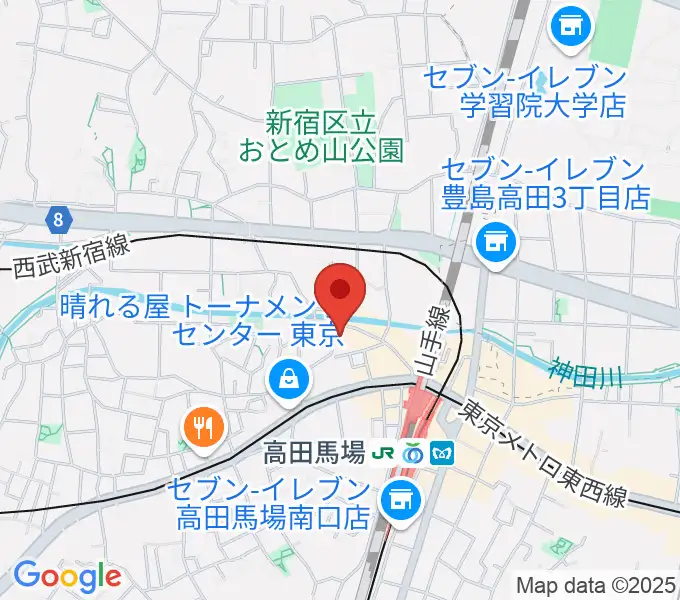 四谷天窓の地図
