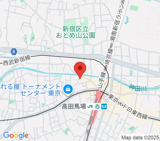 四谷天窓の地図