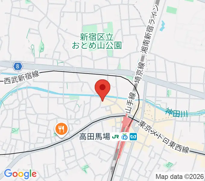 四谷天窓の地図