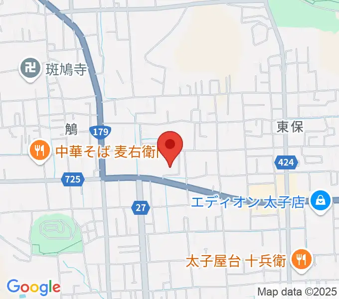 丸尾建築あすかホールの地図