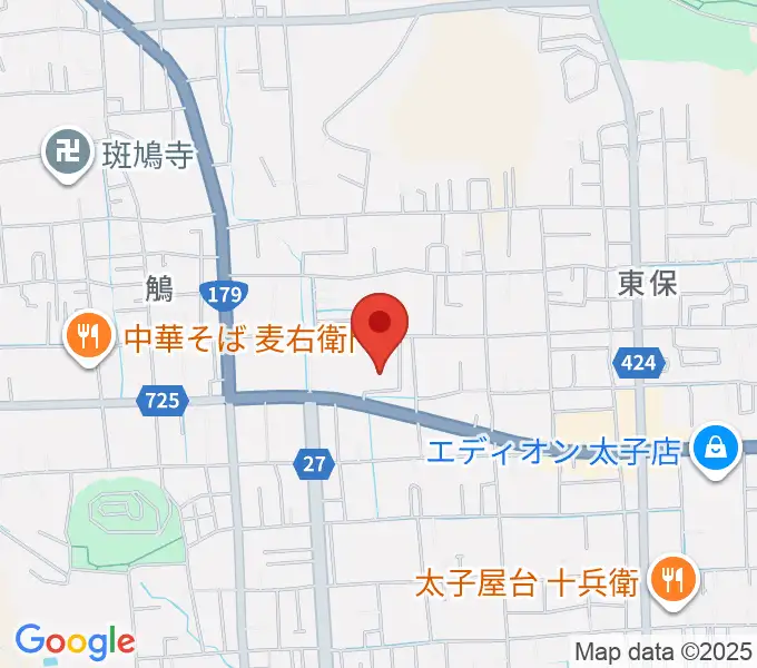 丸尾建築あすかホールの地図