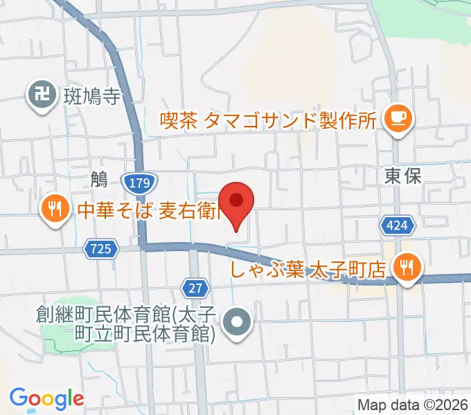 丸尾建築あすかホールの地図