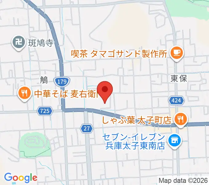 丸尾建築あすかホールの地図