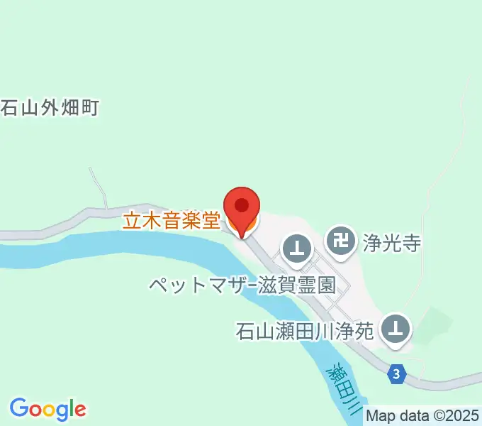 立木音楽堂の地図