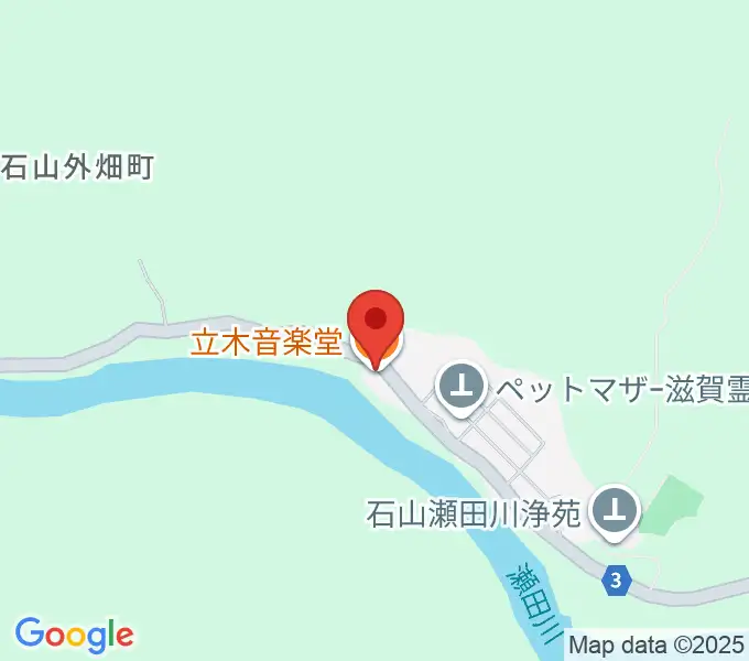 立木音楽堂の地図