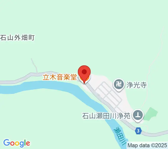 立木音楽堂の地図