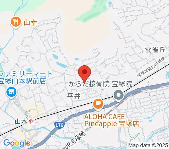 ヴァイオリン教室ゆみこせんせいの地図
