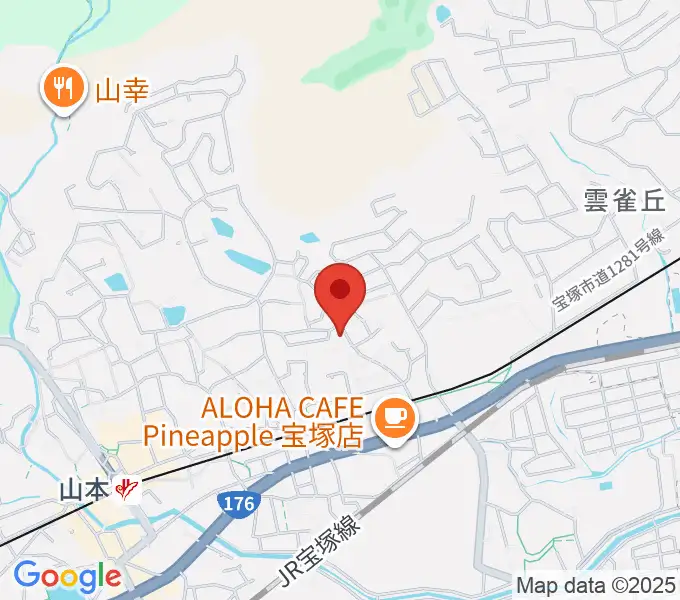 ヴァイオリン教室ゆみこせんせいの地図