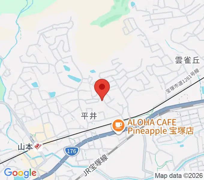 ヴァイオリン教室ゆみこせんせいの地図