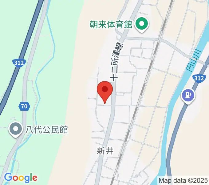 あさご・ささゆりホールの地図