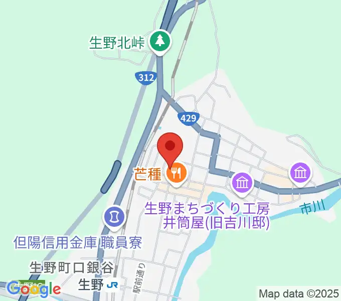 生野マインホールの地図