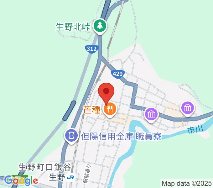 生野マインホールの地図