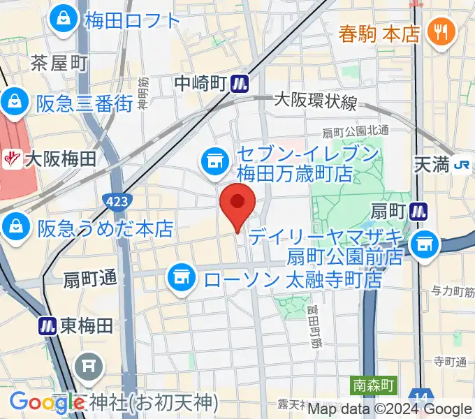 スマイルレコードの地図