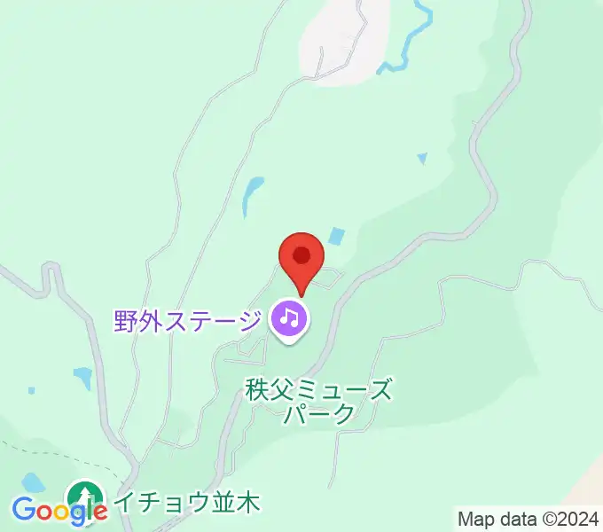 秩父ミューズパーク音楽堂の地図