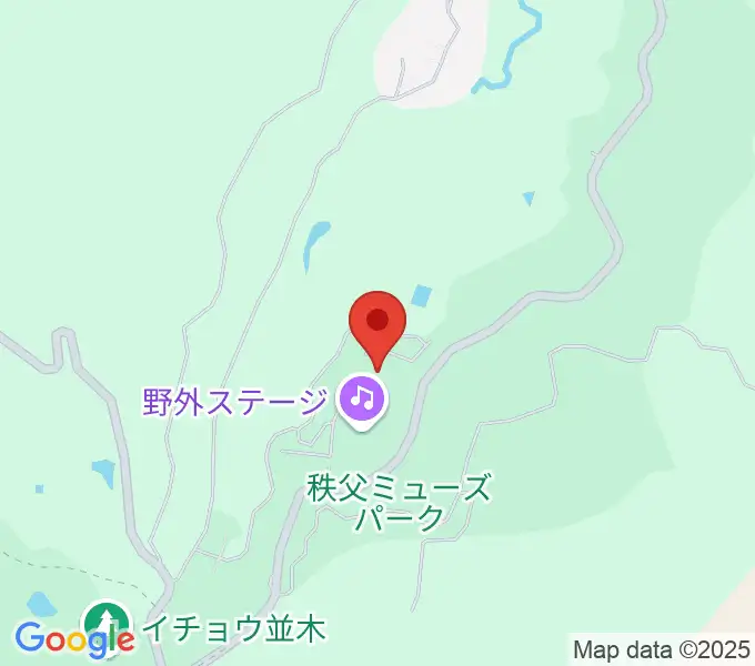 秩父ミューズパーク音楽堂の地図