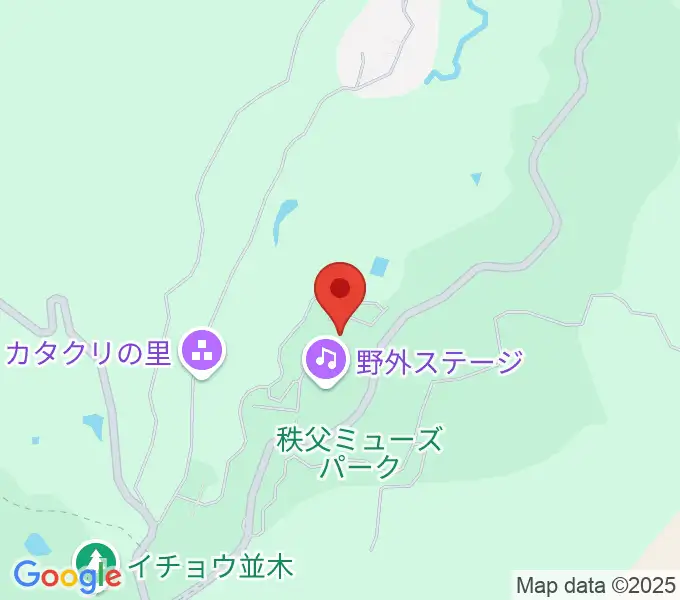 秩父ミューズパーク音楽堂の地図
