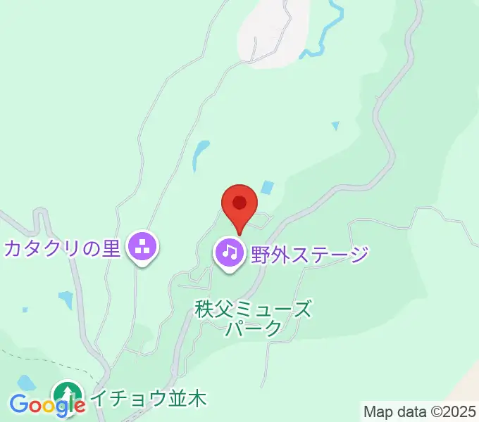 秩父ミューズパークの地図
