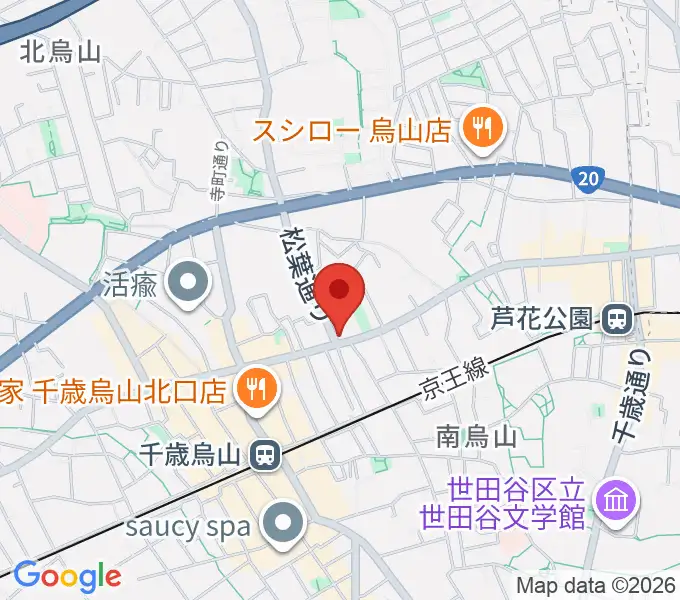 クレッシェレ音楽教室 千歳烏山校の地図