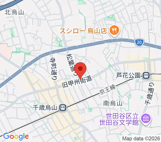 クレッシェレ音楽教室 千歳烏山校の地図