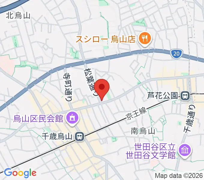 クレッシェレ音楽教室 千歳烏山校の地図