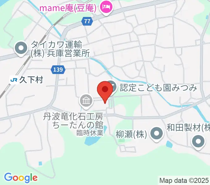山南住民センターやまなみホールの地図