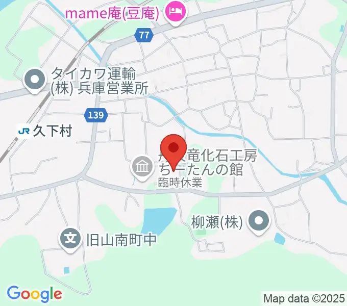山南住民センターやまなみホールの地図