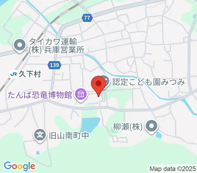 山南住民センターやまなみホールの地図