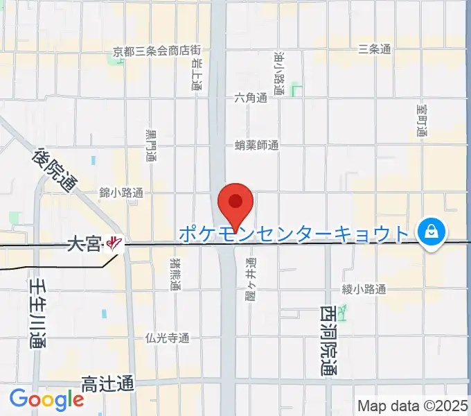 [移転]京都TRUST [四条堀川]の地図