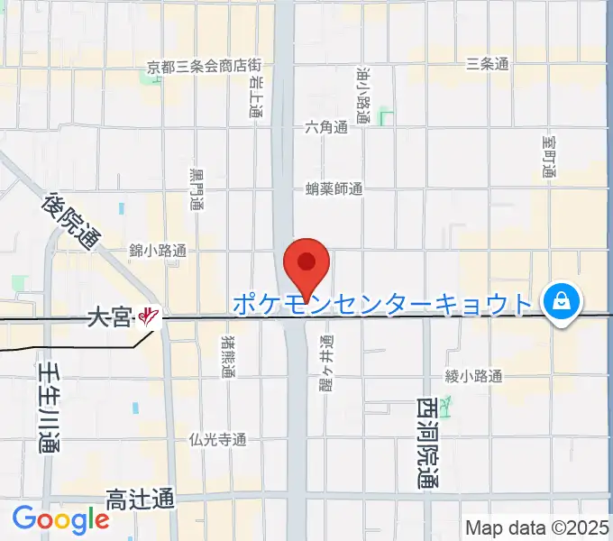 [移転]京都TRUST [四条堀川]の地図