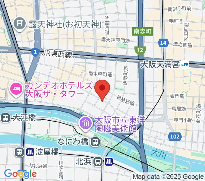 パストラーレの地図