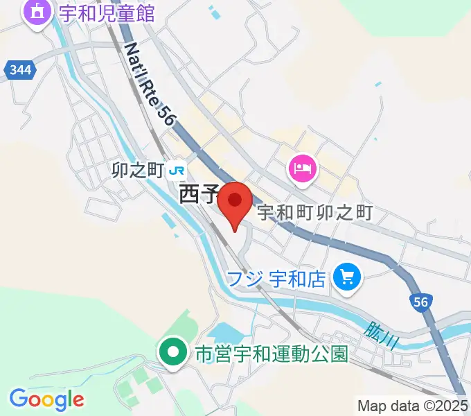 西予市宇和文化会館の地図