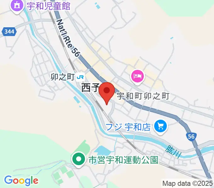 西予市宇和文化会館の地図