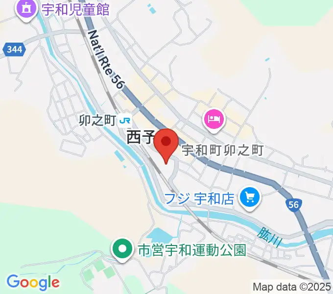 西予市宇和文化会館の地図