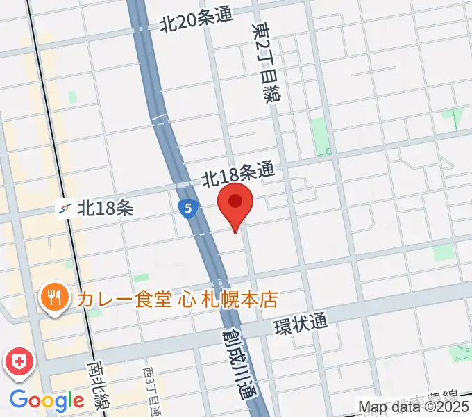 スタジオミックス・ジッピーホールの地図