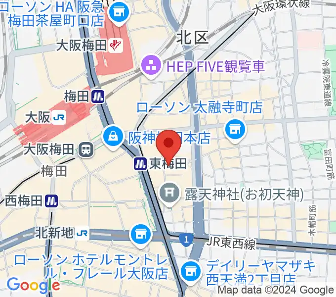 ニューサントリー5の地図