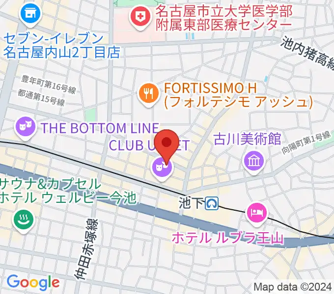 池下ストレガの地図