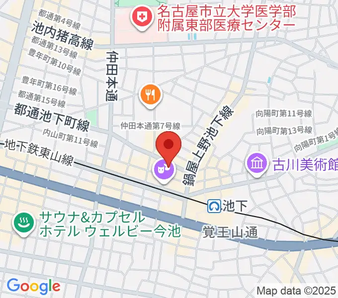 池下ストレガの地図