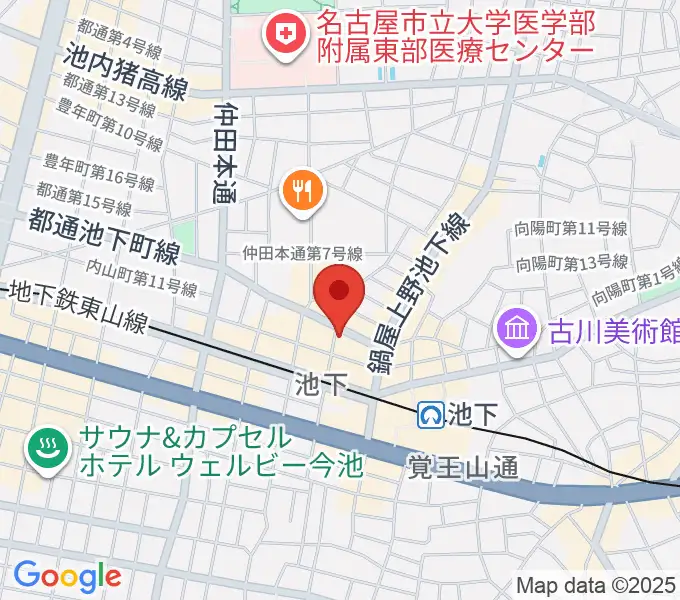 池下ストレガの地図