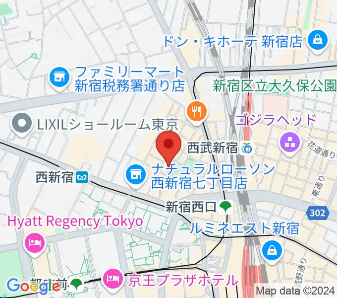 ダブストアレコードマートの地図