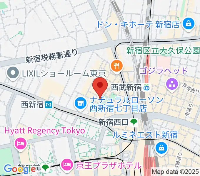 ダブストアレコードマートの地図