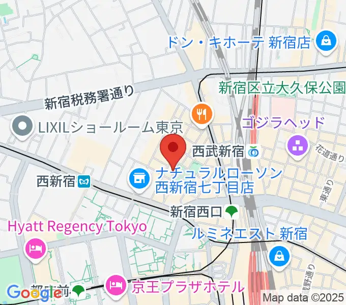 ダブストアレコードマートの地図