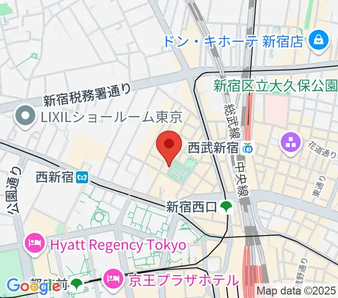 ダブストアレコードマートの地図