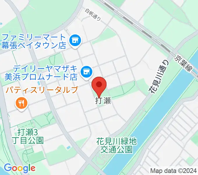 幕張ベイタウン・コア 打瀬公民館の地図