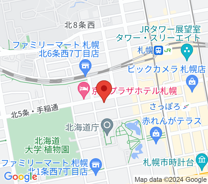 六花亭札幌本店 ふきのとうホールの場所
