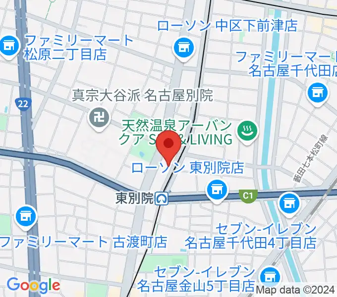 ローズマリーハートの地図