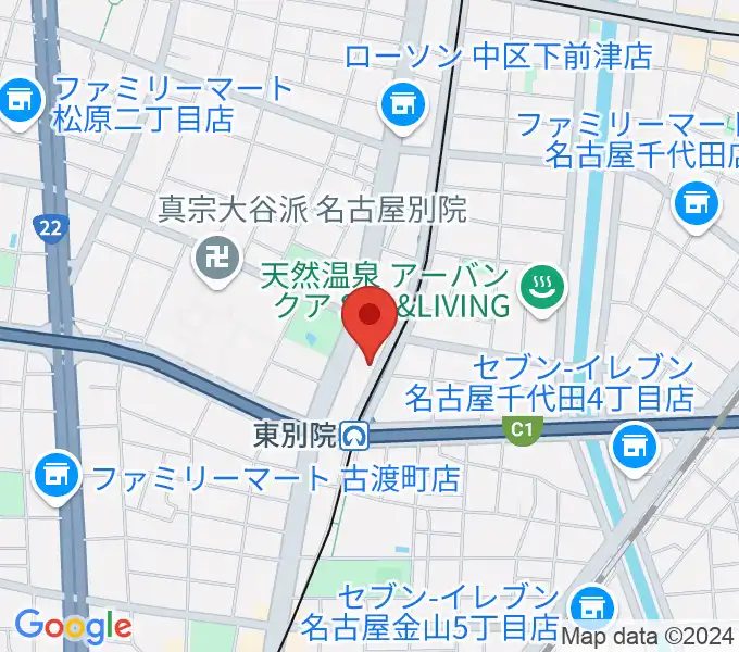 ローズマリーハートの地図