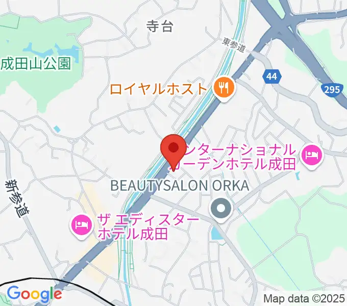 ラジオ成田の地図